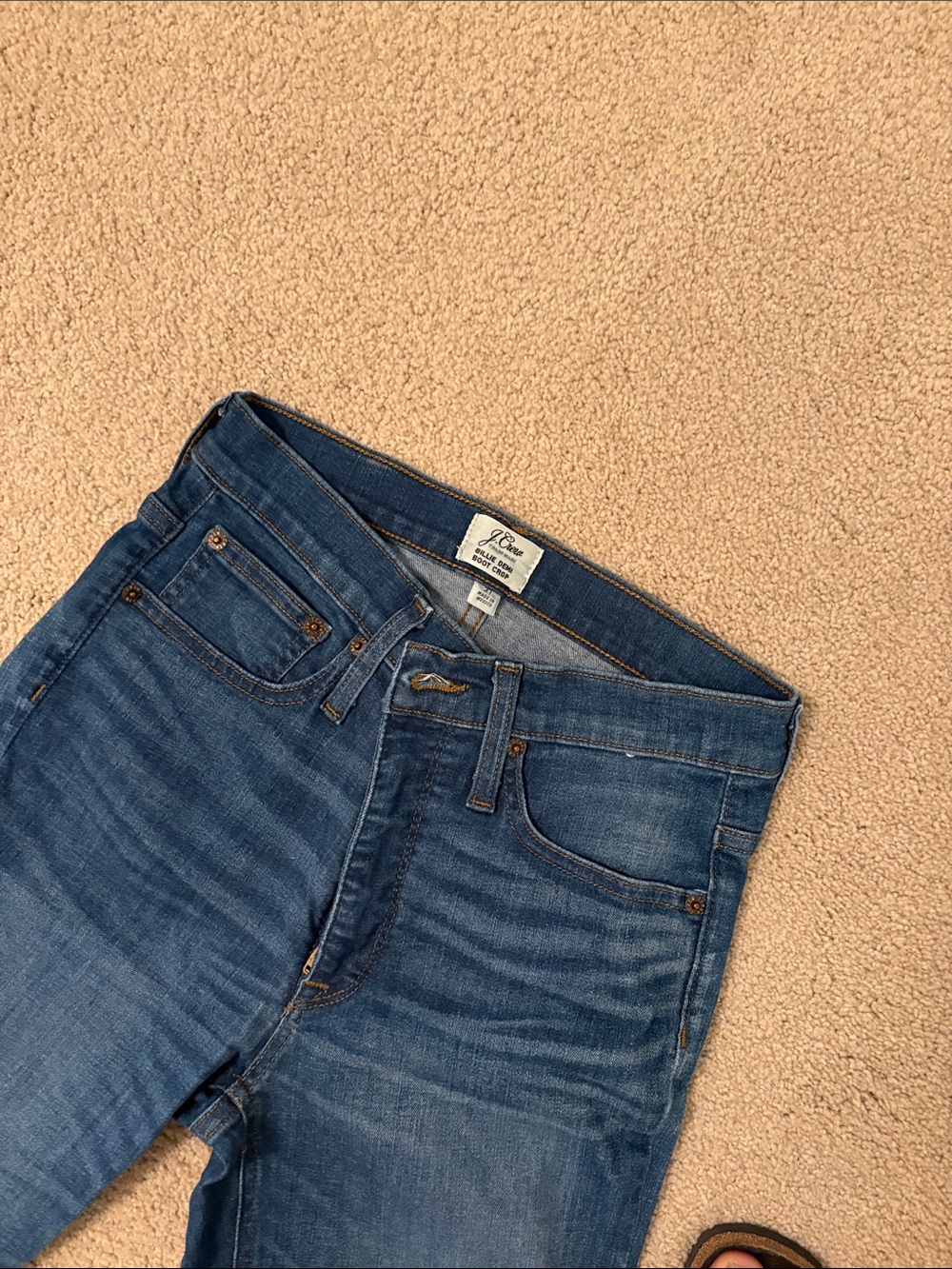 J. Crew Women's Bootcut Jeans in Blue Denim